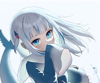 Gawr Gura, hololive, Gawr Gura, Anime, Virtual Youtuber HD wallpaper