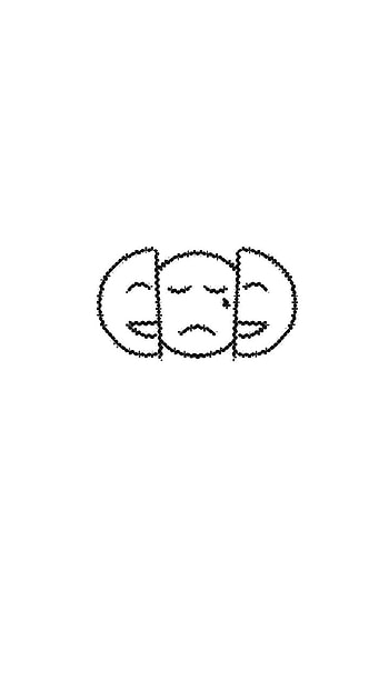Fake smile, symbol, art, white, happy, black, pattern, logo, simple, mask HD phone wallpaper