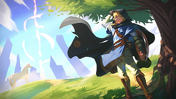 Link, Legend of Zelda, Breath of the Wild, ArtStation HD wallpaper