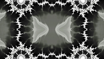 Trippy Psychedelic Fractal, trippy, psychedelic, aesthetic, black, white, Abstract, fractal, abstract black HD wallpaper