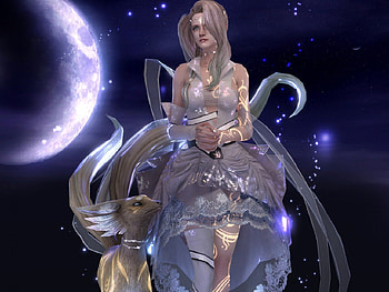 Galactic princess, girl, princess, fantasy, galactic HD wallpaper
