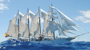 Boat and backgrounds, Windjammer voyages, Sailing adventures, Maritime beauty HD wallpaper