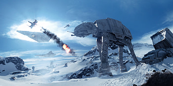 At At Walker, Star Wars Battlefront (2015), Star Wars, X Wing, Video Game, Star Destroyer HD wallpaper