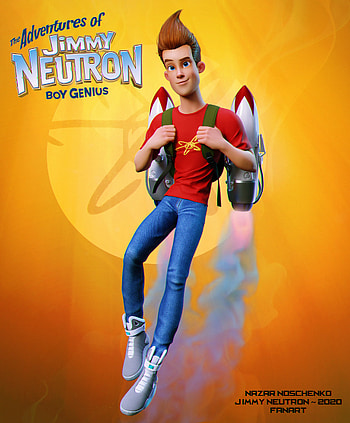 Jimmy Neutron, Finished projects, Blender artists, Community support HD phone wallpaper