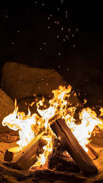 Bonfire, Bonfire Aesthetic HD phone wallpaper