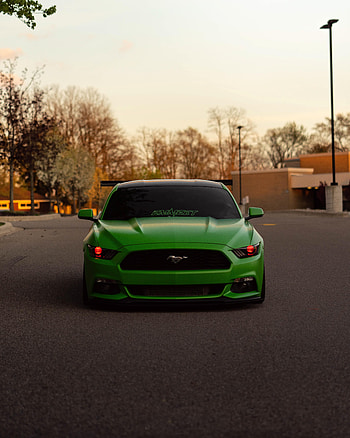 Cars, Car, Front View, Ford Mustang HD phone wallpaper