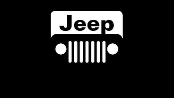 Black jeep logo, , High resolution, Picky HD wallpaper