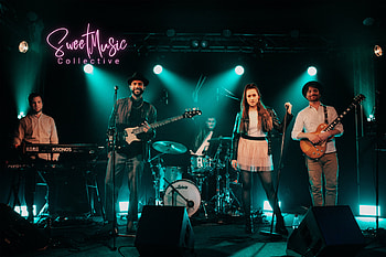Party band, Live band, Dynamic entertainment, Crowd engagement HD wallpaper