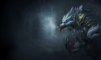 Warwick- Tundra Hunter, tundra hunter, warwick - the blood hunter, splash, the blood hunter, wolf, wolfman, adventure, fantasy, video game, cg, league of legends, , wolfman splash, warwick HD wallpaper