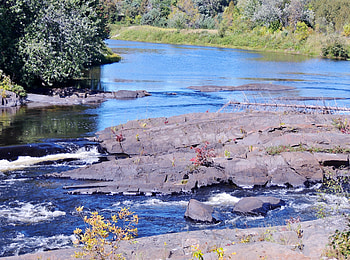 Rocky Vermillion River, Vermillion River, graphy, Rocks, Trees, Nature, River HD wallpaper