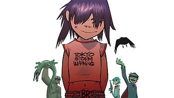Noodle (Gorillaz), Striking , Visual appeal, Artistic expression HD wallpaper