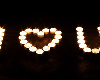 Candle love, other, abstract, love HD wallpaper