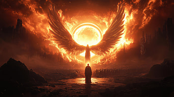Rise Of The Archangel, artist, artwork, art, digital-art, ai, devil, deviantart HD wallpaper