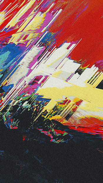 Glitch art, Abstract patterns, Visual distortion, Vibrant HD phone wallpaper