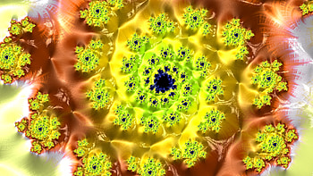 Trippy Psychedelic Fractal, colorful, colors, green, yellow, Abstract, fractal, abstract green HD wallpaper