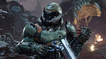 DOOM Eternal Doomguy HD wallpaper