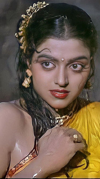 Bhanupriya, saree beauty, tamil actress HD phone wallpaper