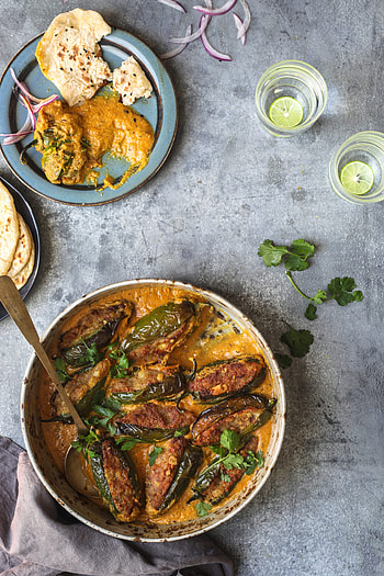 Paneer stuffed jalapeno, Spicy curry, Flavourful dish, Vegetarian delight HD phone wallpaper