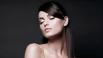 catrinel, girl, close eyes, brunette, beauty HD wallpaper