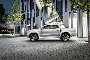 Silver, Mercedes-Benz Concept X-CLASS, side view HD wallpaper