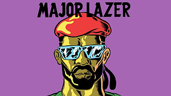 Major Lazer, Captivating animated series, Vibrant backdrops, Musical adventure HD wallpaper
