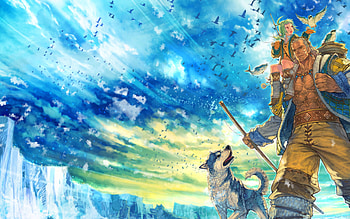 Mabinogi gaming, Meriel character, Watermark HD wallpaper