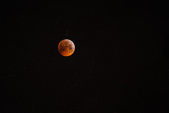 Sky, Universe, Stars, Night, Moon, Starry Sky, Full Moon, Red Moon HD wallpaper
