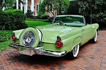 1956 Ford Thunderbird Convertible 312 V8, V8, Car, 312, Old-Timer, Convertible, Thunderbird, Muscle, Ford HD wallpaper