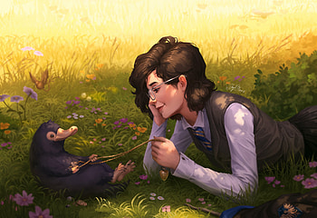 Niffler Time - Hogwarts Legacy, video game, Hogwarts Legacy HD wallpaper