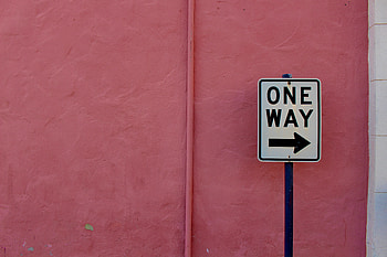 Words, Wall, Inscription, Pointer, One Way HD wallpaper