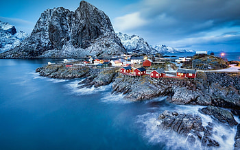 Norwegian fjords , Scenic wonders, Nature's artwork, background HD wallpaper