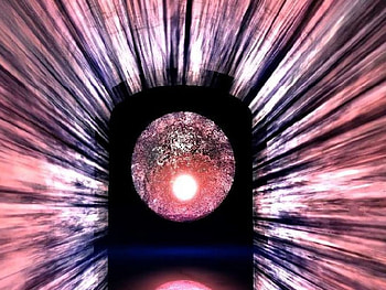 Warp Speed, fast, orb, reflection, globe HD wallpaper