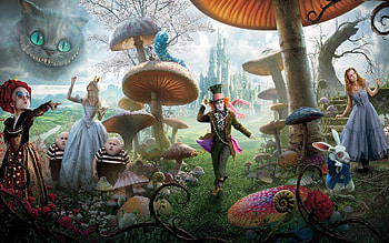 Alice, Wonderland, Computer , Movies HD wallpaper