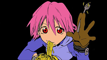 Haruko, flcl, pink, anime, girl HD wallpaper