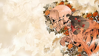 Itachi Susanoo Flowers HD wallpaper