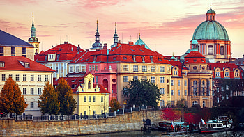 City by the river, Baroque splendor, Gothic masterpieces, Prague's magic HD wallpaper