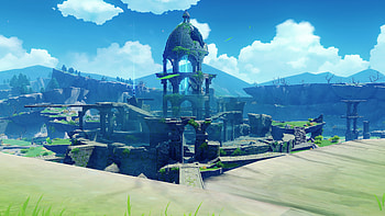 Genshin Impact: Echoes of the Azure Ruins — Ultra, video game, Genshin Impact HD wallpaper