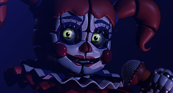 Circus baby, magenta, art HD wallpaper