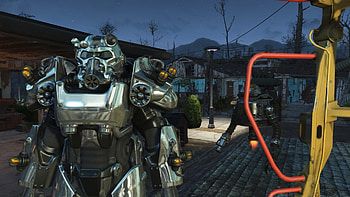 Worsin's Immersive Power Armor Garage - Automatron compatibility Patch (Unofficial) - Fallout 4 Mod HD wallpaper
