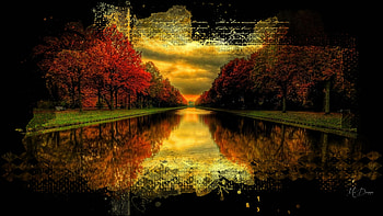 Autumn Channel Collage, channel, Firefox theme, script, fall, trees, autumn, collage, stream HD wallpaper