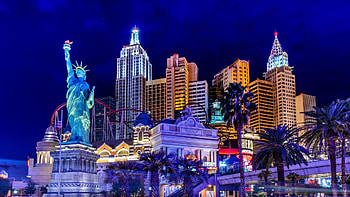 Las Vegas Skyline, Travels, City lights, Vibrant nightlife HD wallpaper