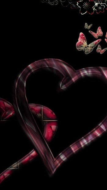 Black Heart, damnable HD phone wallpaper