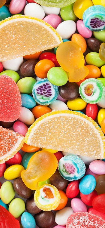 Colorful candy delights, Tantalizing X , Sweet tooth's paradise, Flavorful treat HD phone wallpaper