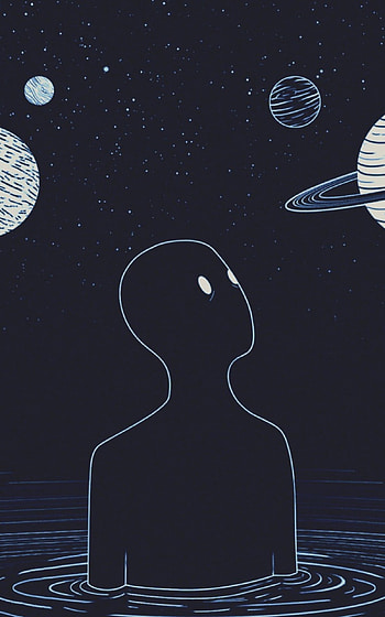 A Fool Moon Night, space HD phone wallpaper