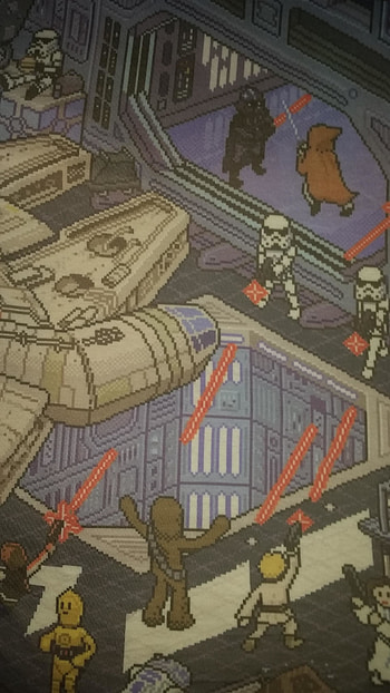 16-bit . Vader vs. HD phone wallpaper