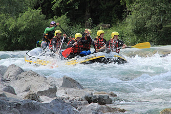 Team event, Rafting isar, Refresh your team, River HD wallpaper