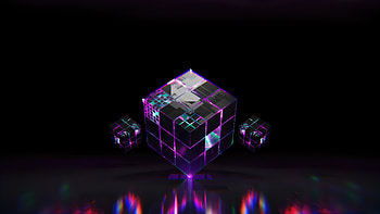 3d Cubes Dark , cubes, abstract, 3d, artist, artwork, digital-art HD wallpaper