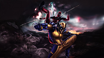 Deadpool And Wolverine Power Control, deadpool-and-wolverine, deadpool-3, wolverine, deadpool, superheroes, artwork, digital-art, artstation HD wallpaper