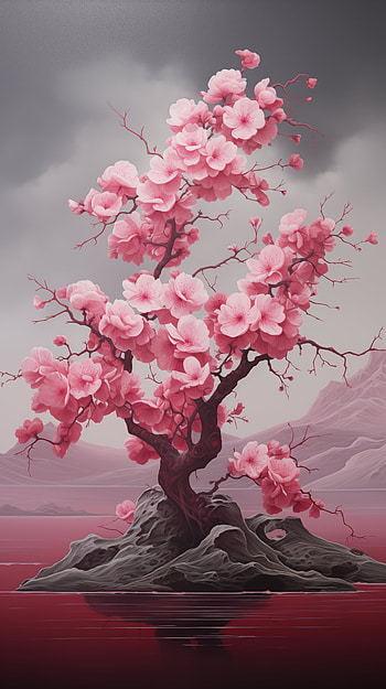 Enchanting Cherry Blossom Tree - Nature-Inspired , nature, flower, cherry blossom HD phone wallpaper