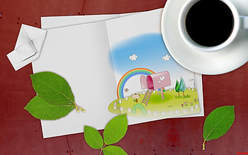 Spring coffee, still life, book, abstract, coffee, cup HD wallpaper
